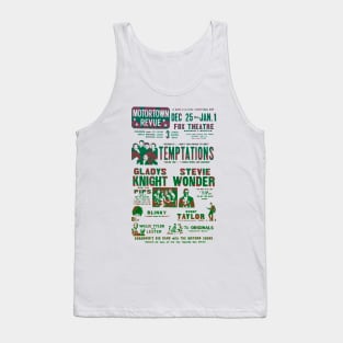 the temptations gladys knight stevie wonder music poster Tank Top
